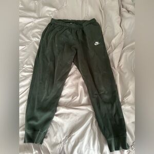 Green Nike Joggers Size Large